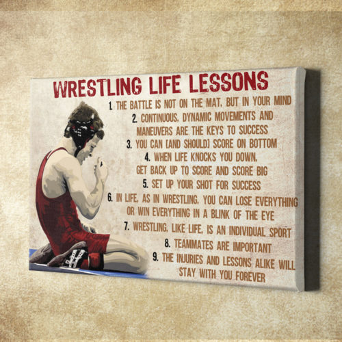 Wrestling Life Lessons Canvas Prints Canvas Art Wall Art Prints Wall ...