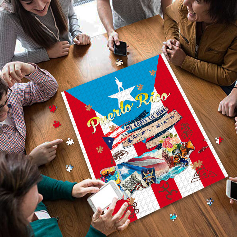 My Heart Is In Puerto Rico Jigsaw Puzzles PSL67PZ - Homewix