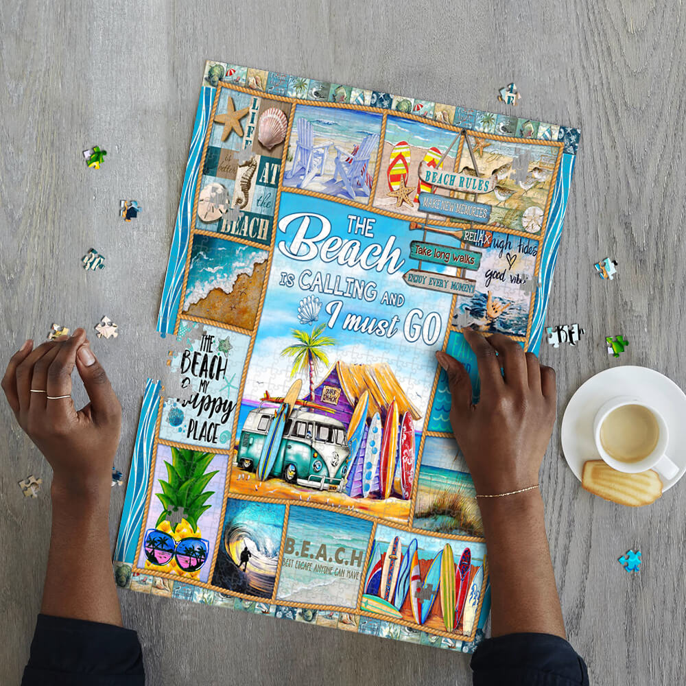 Beach Jigsaw Puzzle The Beach Is Calling And I Must Go Homewix