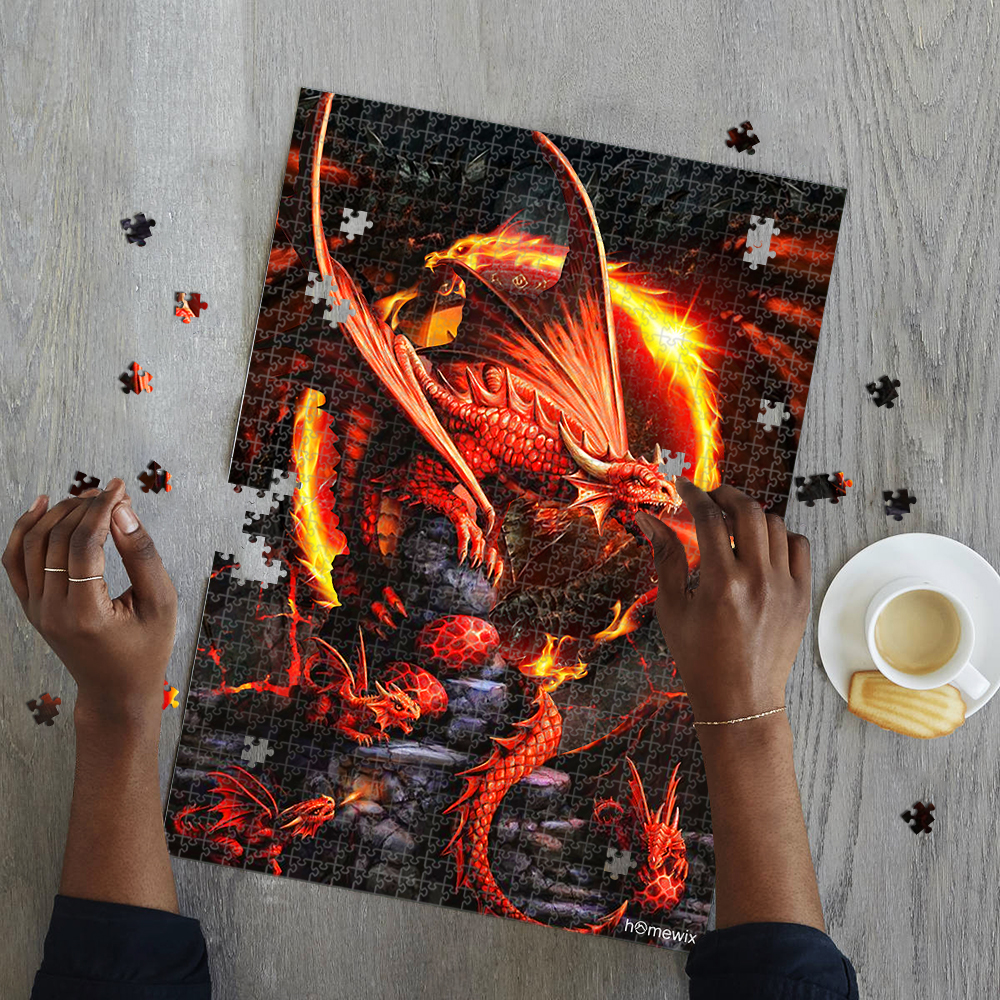 Red Dragon Jigsaw Puzzle DDH1465 - Homewix