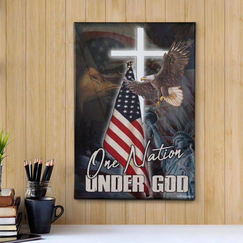 One Nation Under God Canvas Prints Religious Canvas Canvas Art Wall Art ...