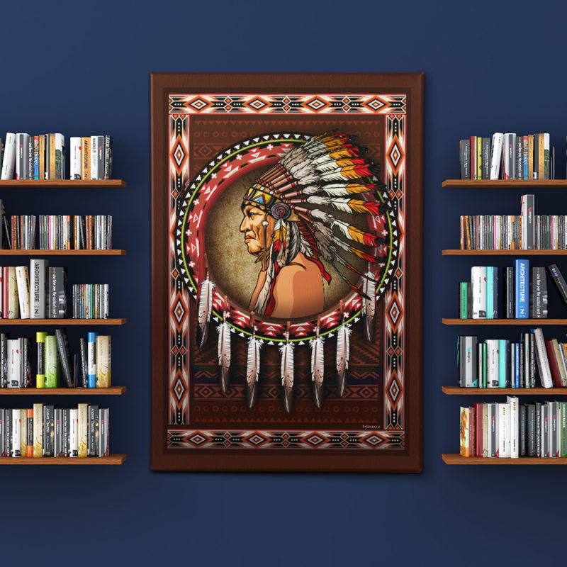 Native American Canvas Prints Native American Canvas Decor Canvas Art