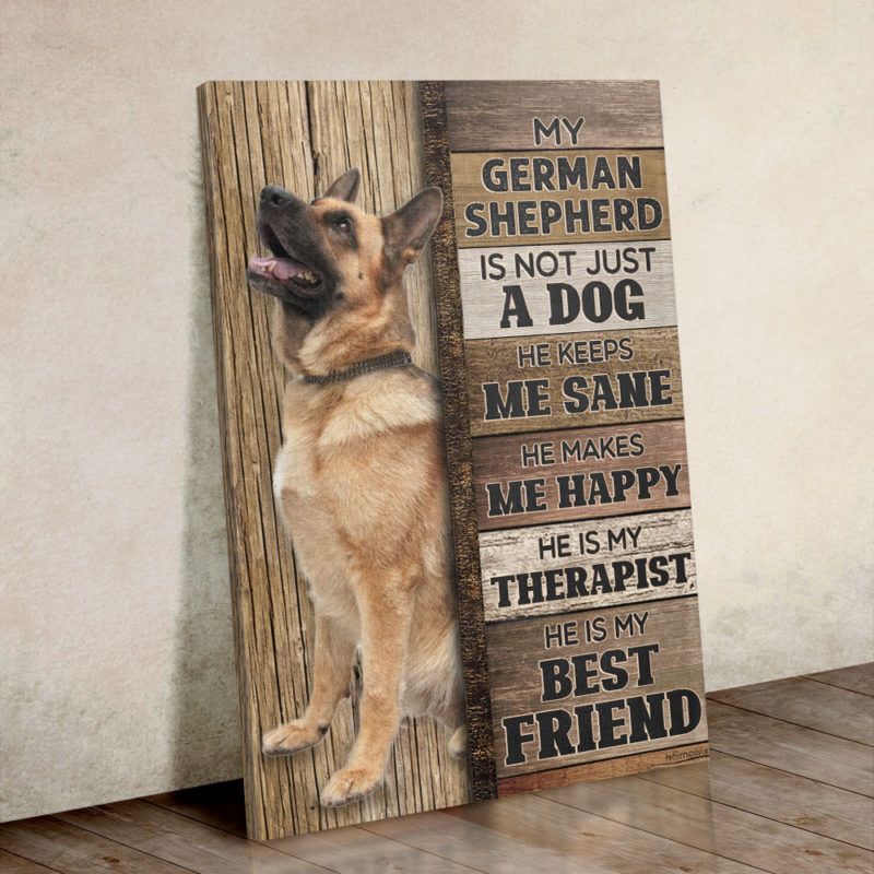 German Shepherd Canvas Prints Dog Canvas Dog Decor Canvas Art Wall Art ...