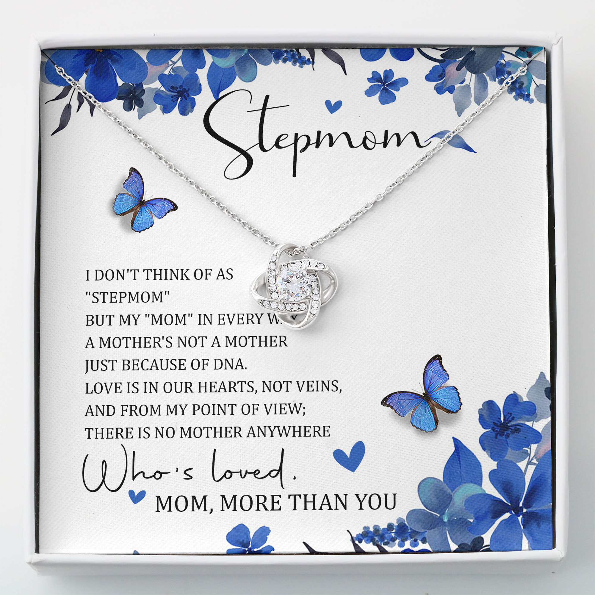 Forever Love Necklace Step Mom Gift Birthday Gift