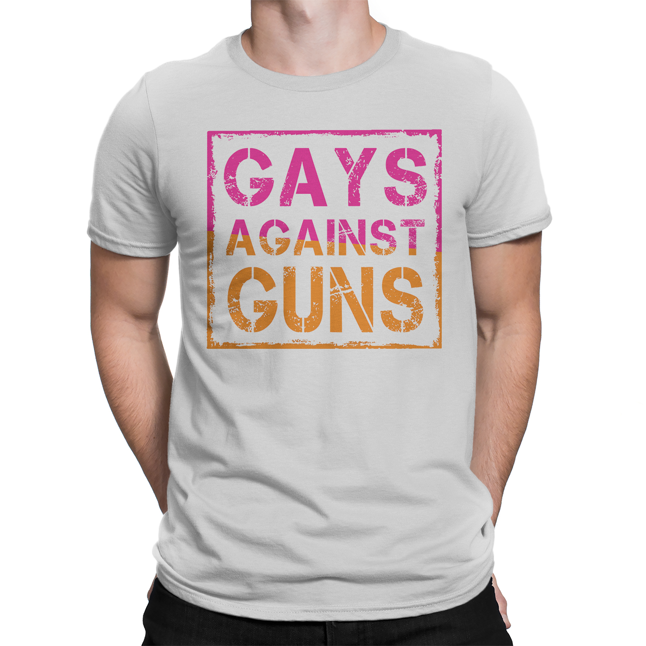 Fashion T-Shirts – Gays Against Guns Pride LGBT Shirt – Crew Neck Short ...