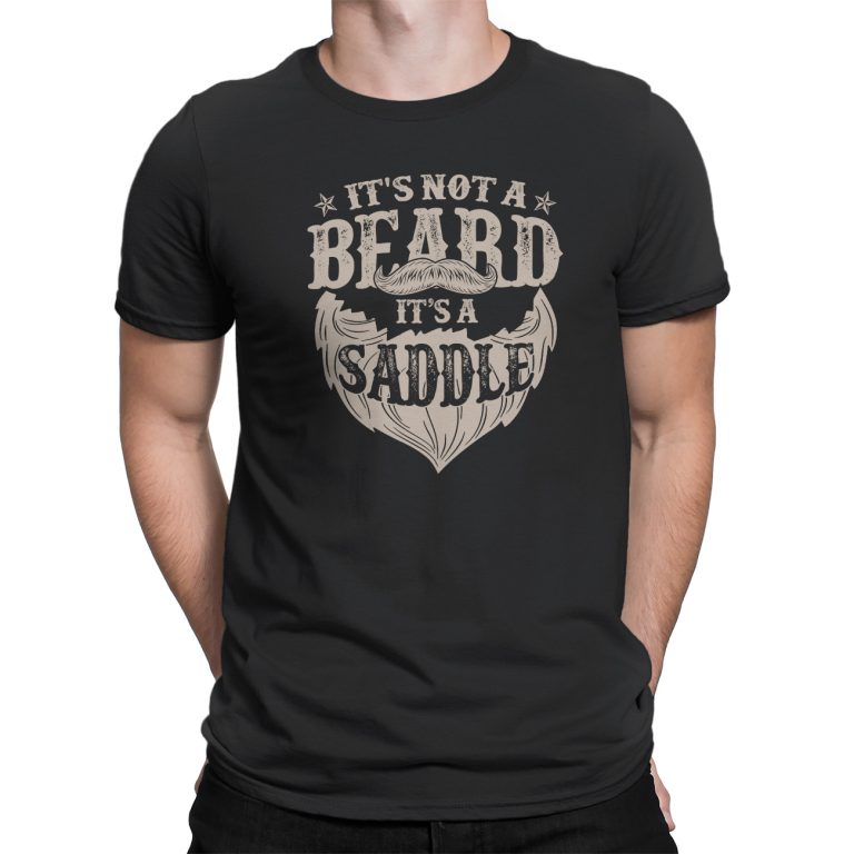 it's not a beard it's a saddle shirt