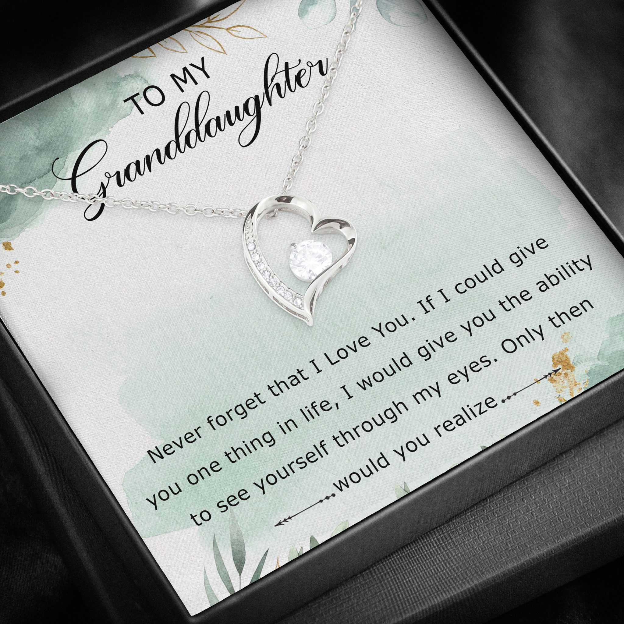 Forever Love Necklace – Grandma To Granddaughter Gifts For