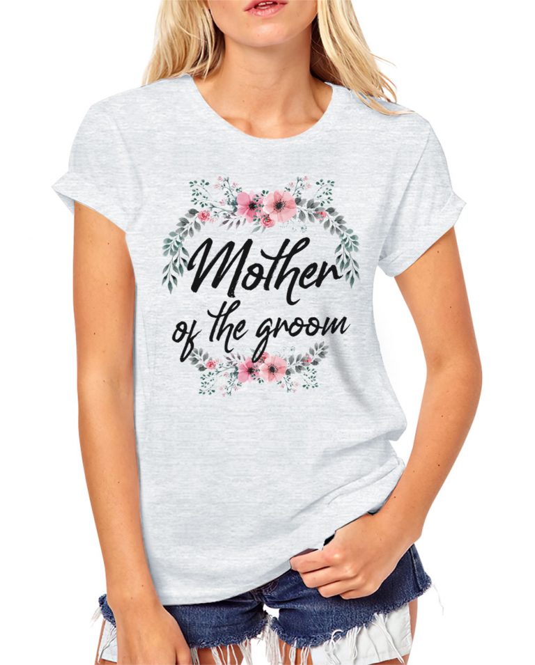Women’s Fashion T-Shirt – Groom’s Mom Wedding Mother Of The Groom ...