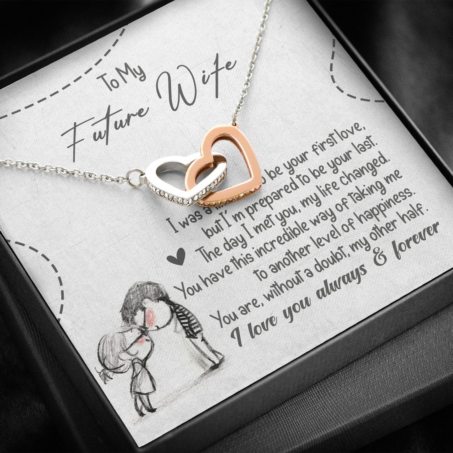 Wife Necklace Necklace For Wife – Future Wife Gift Jewelry Wedding Gift ...