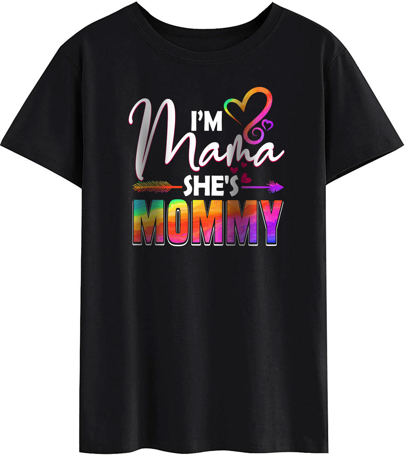 Women S Fashion T Shirts Lesbian Mom Shirt T Gay Pride I M Mama She S Mommy Lgbt T Shirt