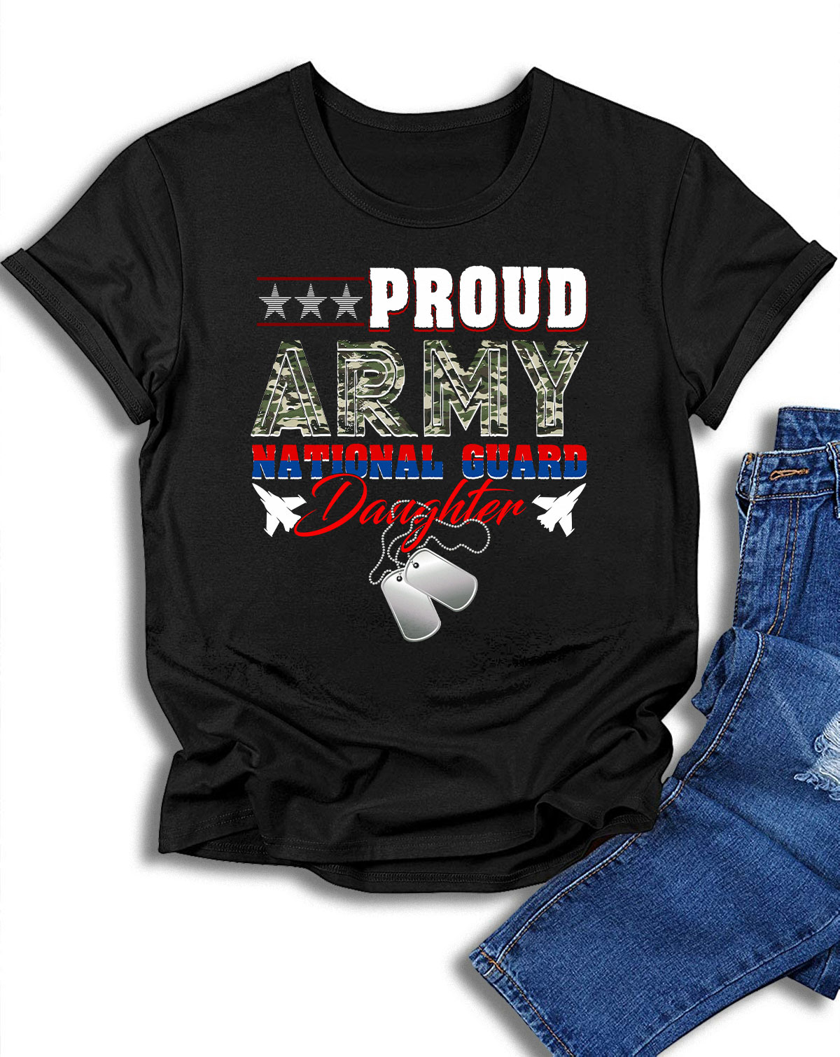 my daughter is in the army shirts