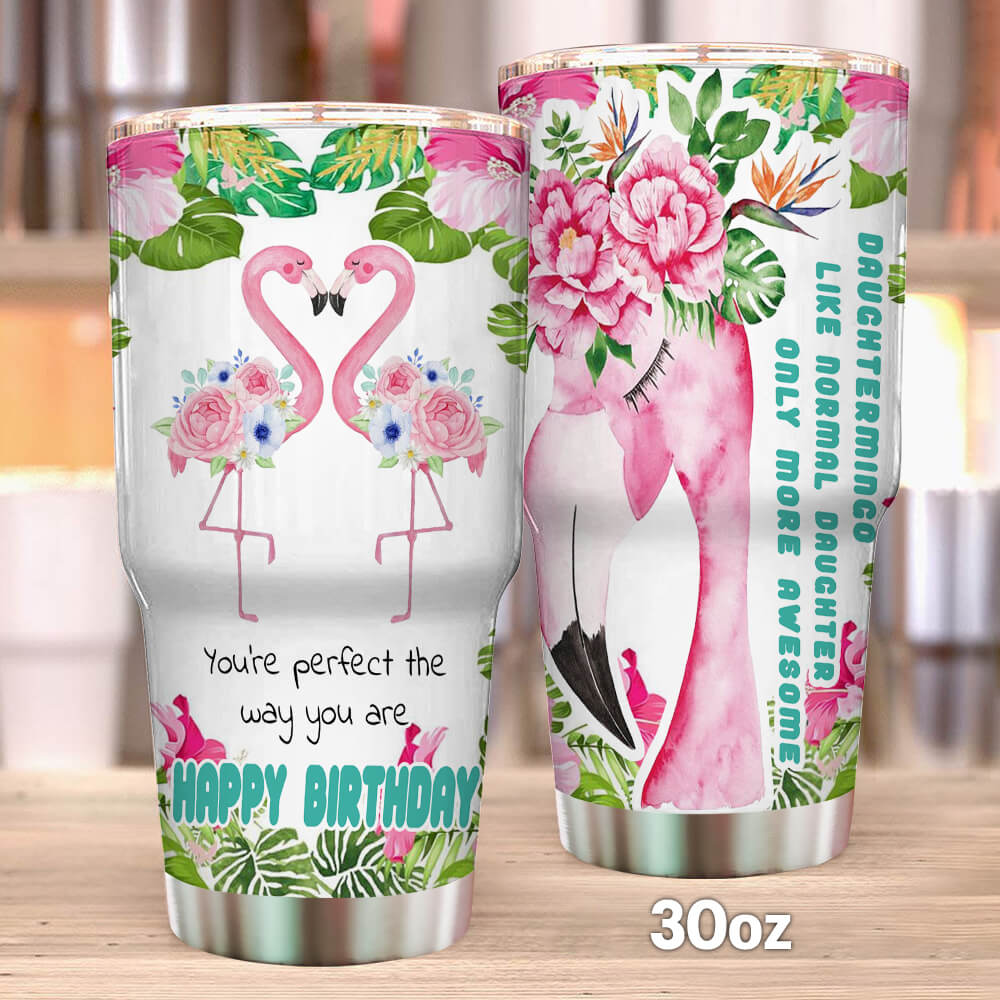 Flamingo Tumbler-Flamingo Gifts for Women-Pink Flamingo Cup