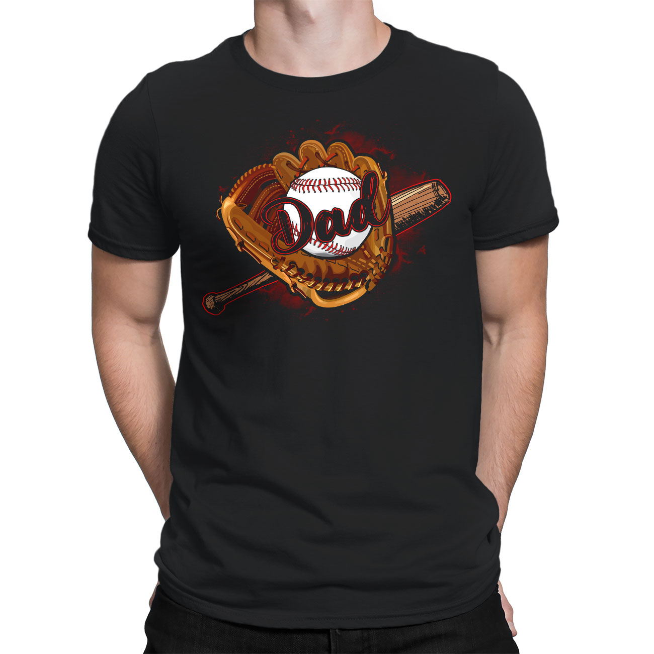 Baseball dad shirts baseball dad tshirt baseball' Men's T-Shirt