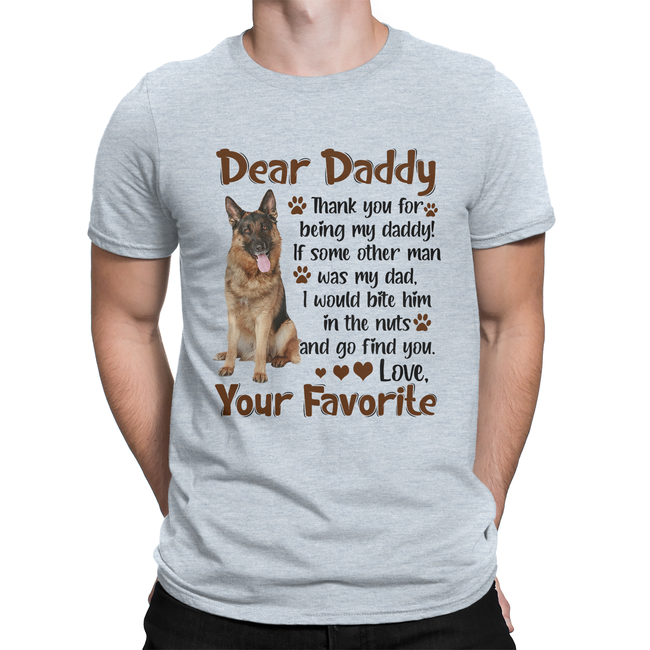Men's Funny T-Shirts – Pet dog German Shepherd Lovers t-shirt Father's Day  Gift Shirt – Crew Neck Short Sleeve – HomeWix