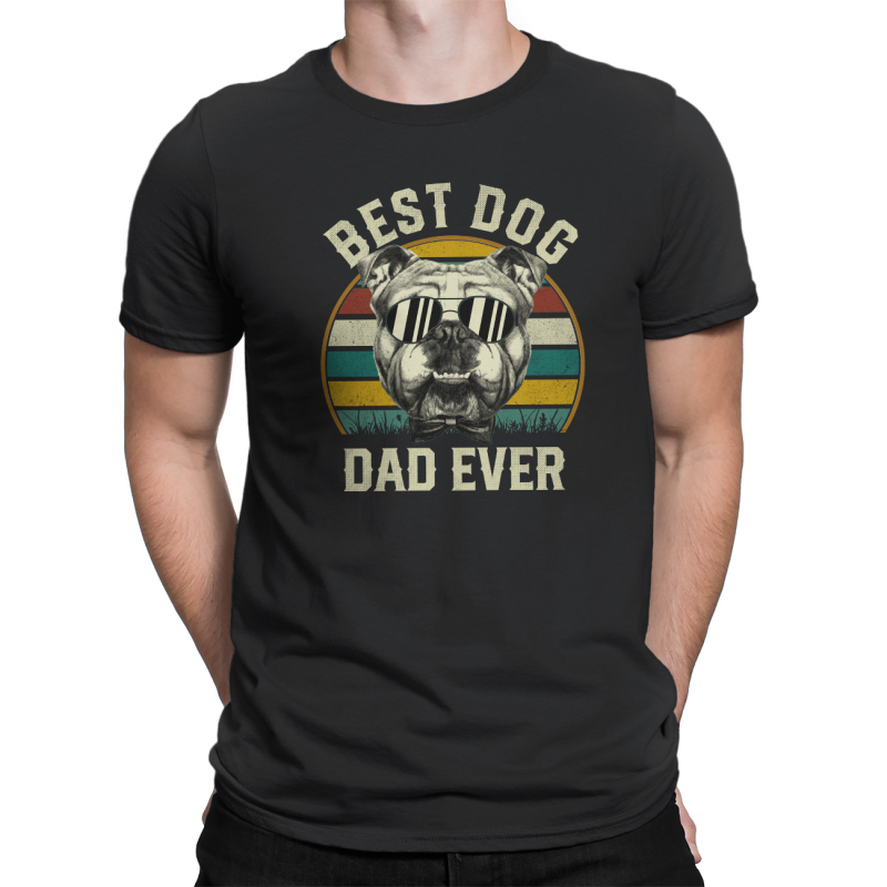 best bulldog dad ever shirt