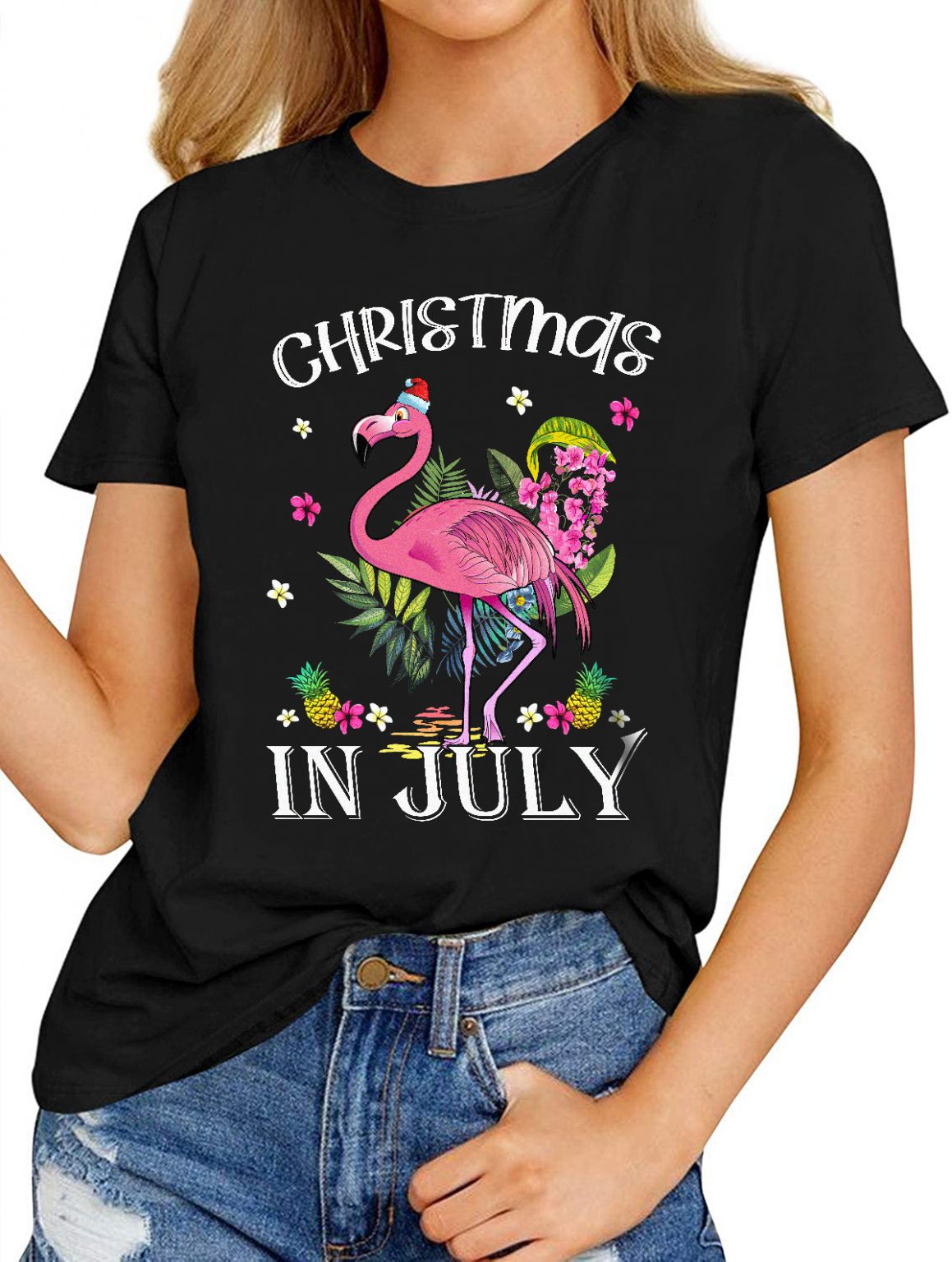 flamingo holiday shirt