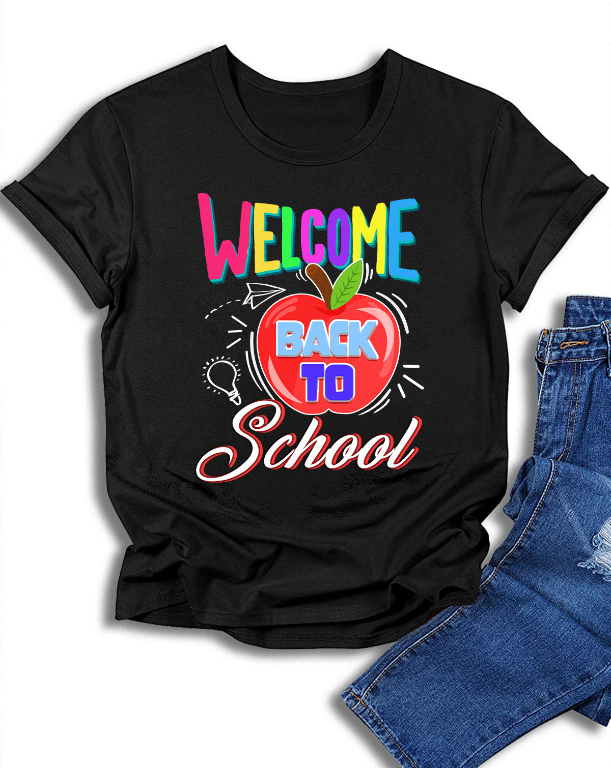 Fashion T Shirt   Welcome Back To School Teaching New School Year