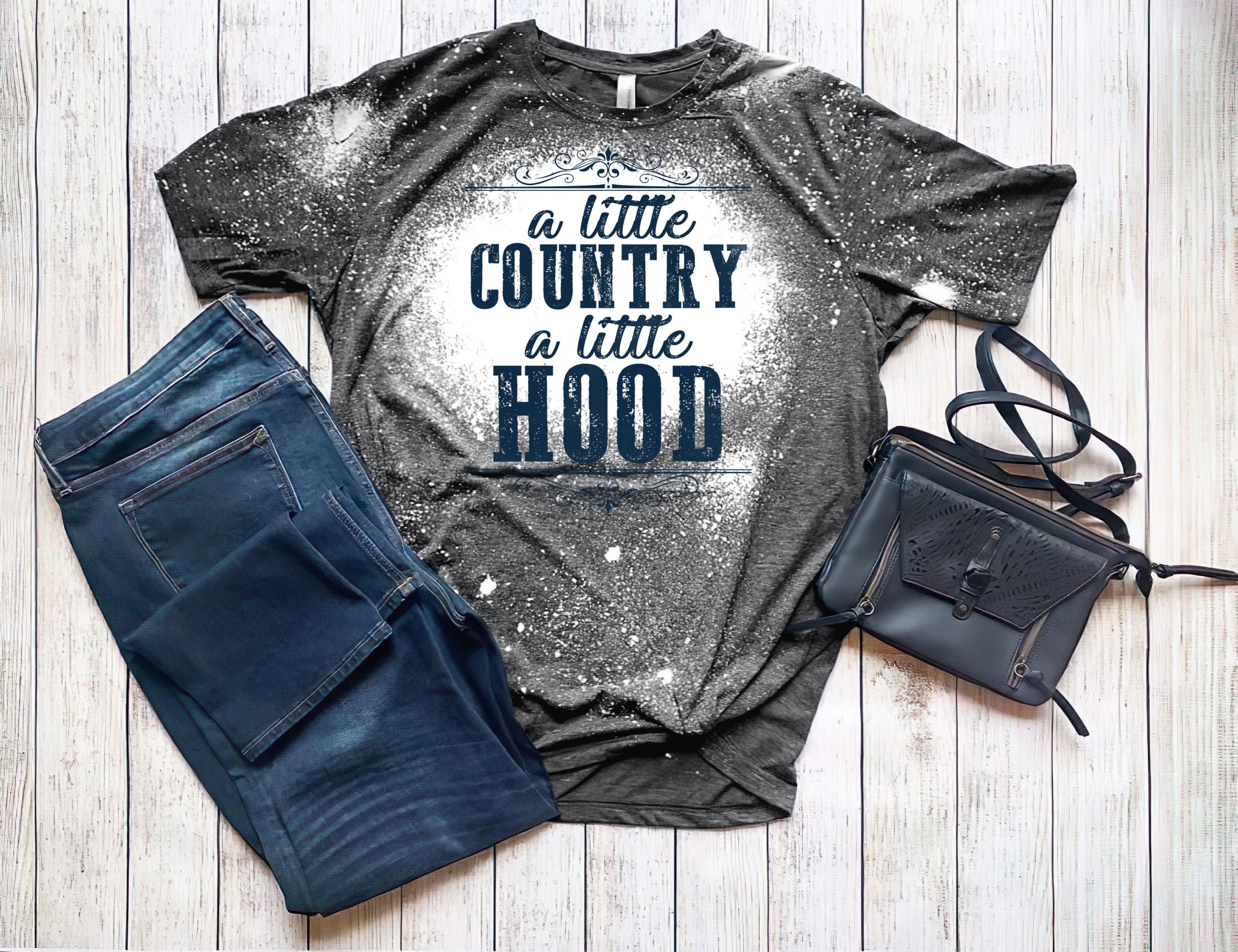 Country Girl Custom Tumbler A Little Country A Little Hood