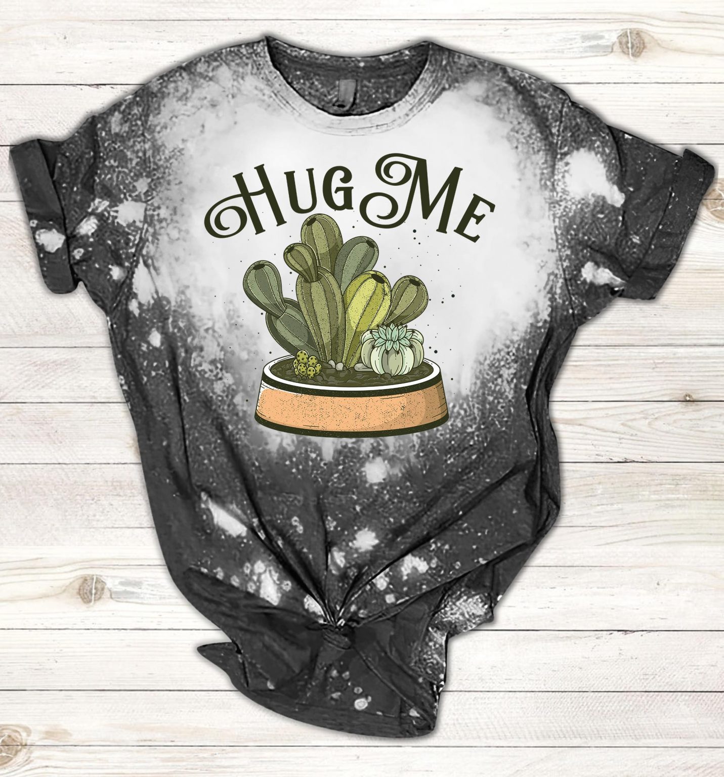 hug me cactus t shirt