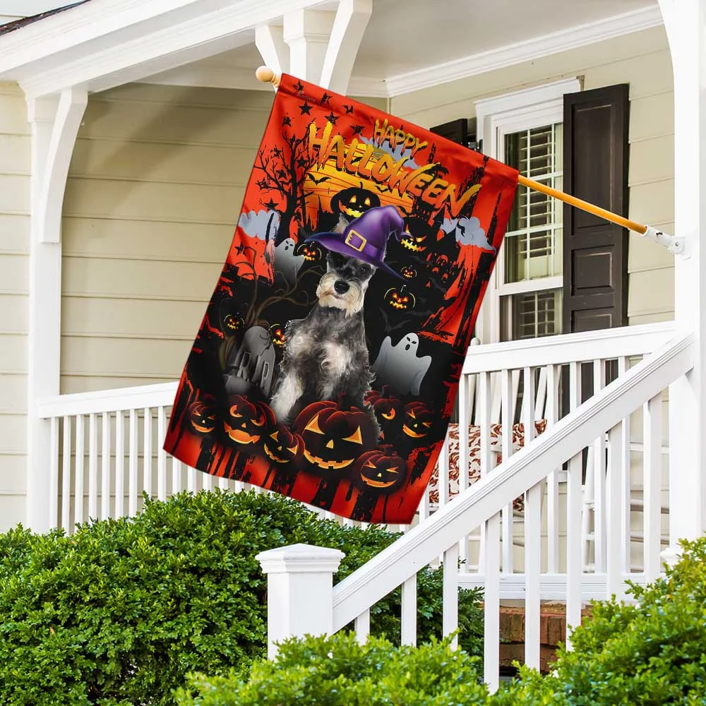 Anley Halloween Jack o's Lantern 1-ft W x 1.5-ft H Halloween Garden Flag in  the Decorative Banners & Flags department at Lowes.com